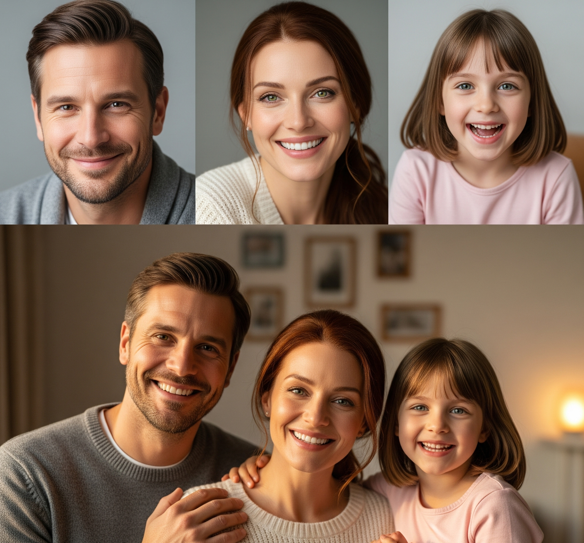 Family Fusion Portrait